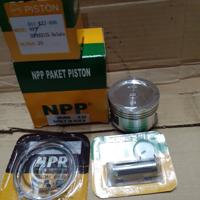 Piston kit supra x 135 helm in  oversize 25 npp