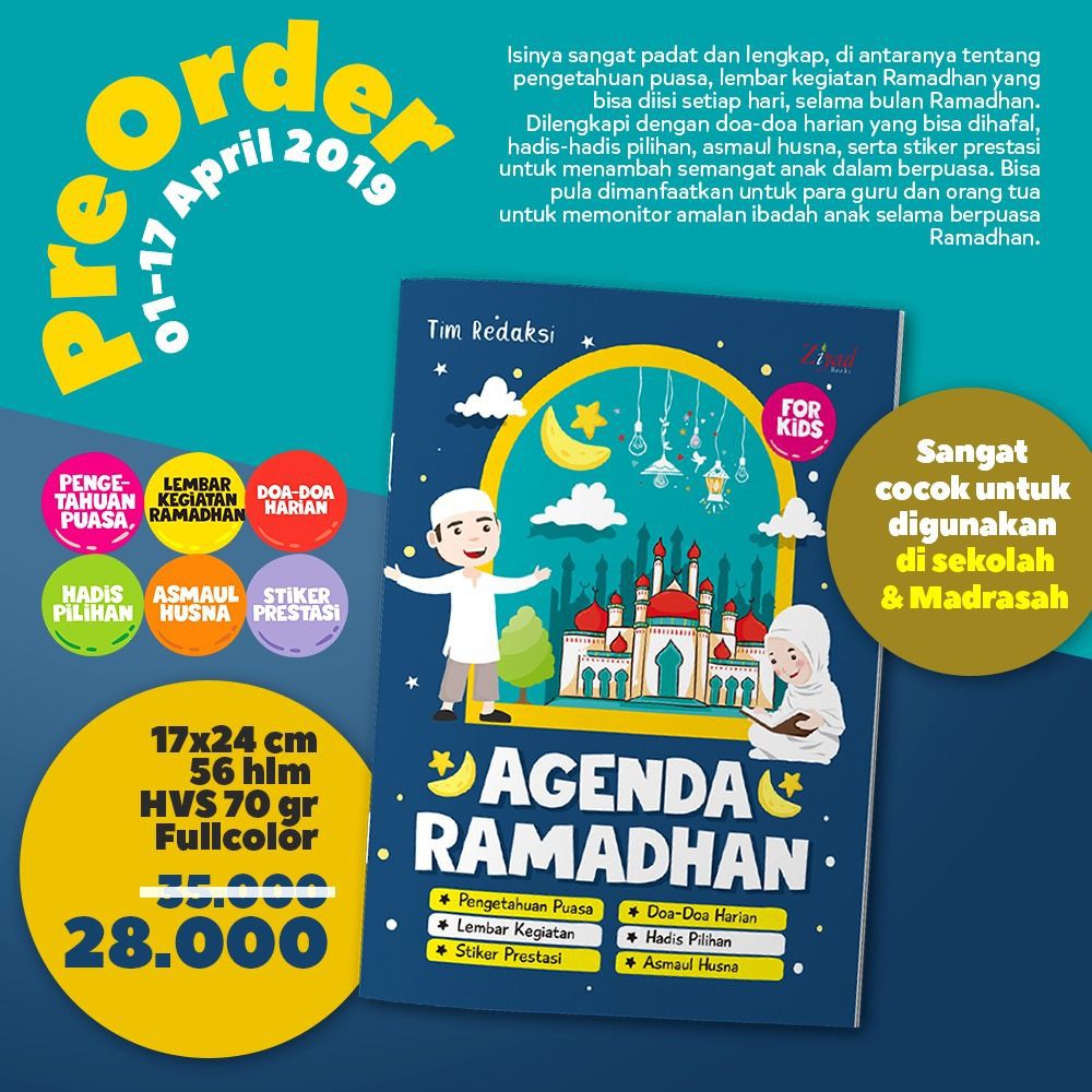 Buku Agenda Ramadhan Anak Shopee Indonesia