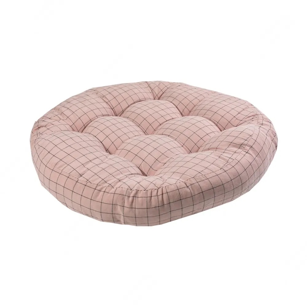 ACE Arthome 43 Cm Bantal Alas Duduk Bundar Checker - Pink