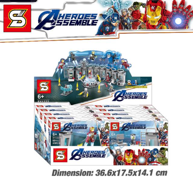 Brick Iron Man Hall of Armor Heroes Assemble