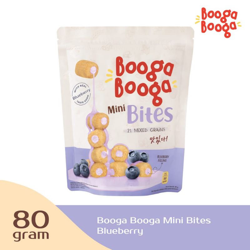 Booga Booga Mini Bites 80gr Snack Anak