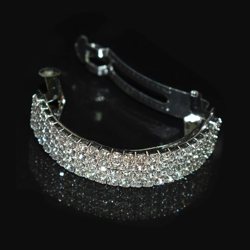 [Women Exquisite Diamond-studded Hair Clip] [Girls Back Head Temperament Hairpin] [Ladies Elegant Hair Accessories]