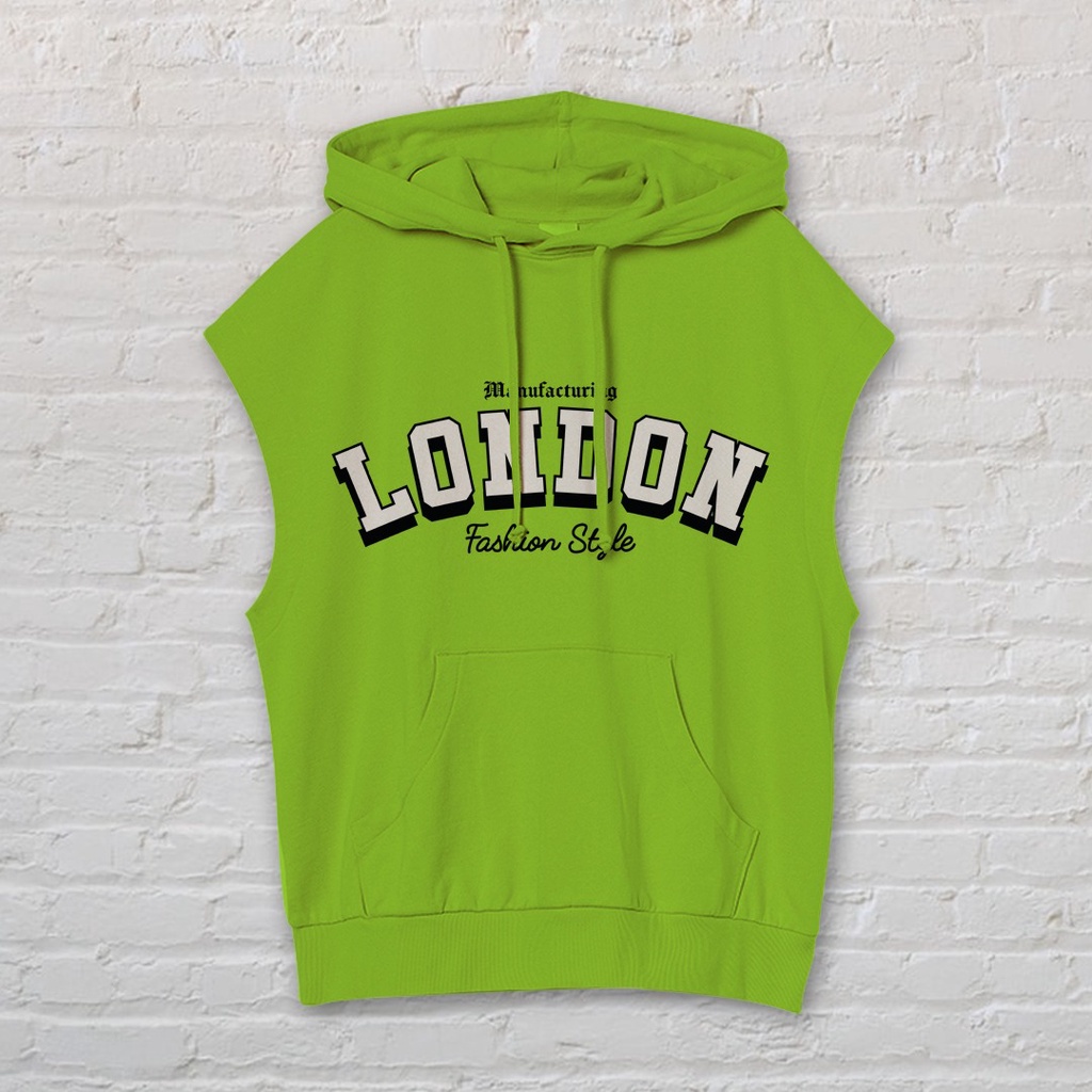 VEST HOODIE LONDON WANITA - ATASAN KEKINIAN TERLARIS