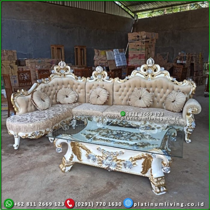 Kursi Sofa Tamu Jati Mewah Eropa Sofa Ukir Mewah Kursi Sofa Klasik Furniture Indonesia