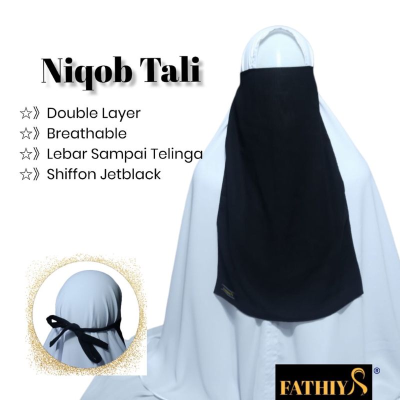 cadar niqab bandana cadar tali