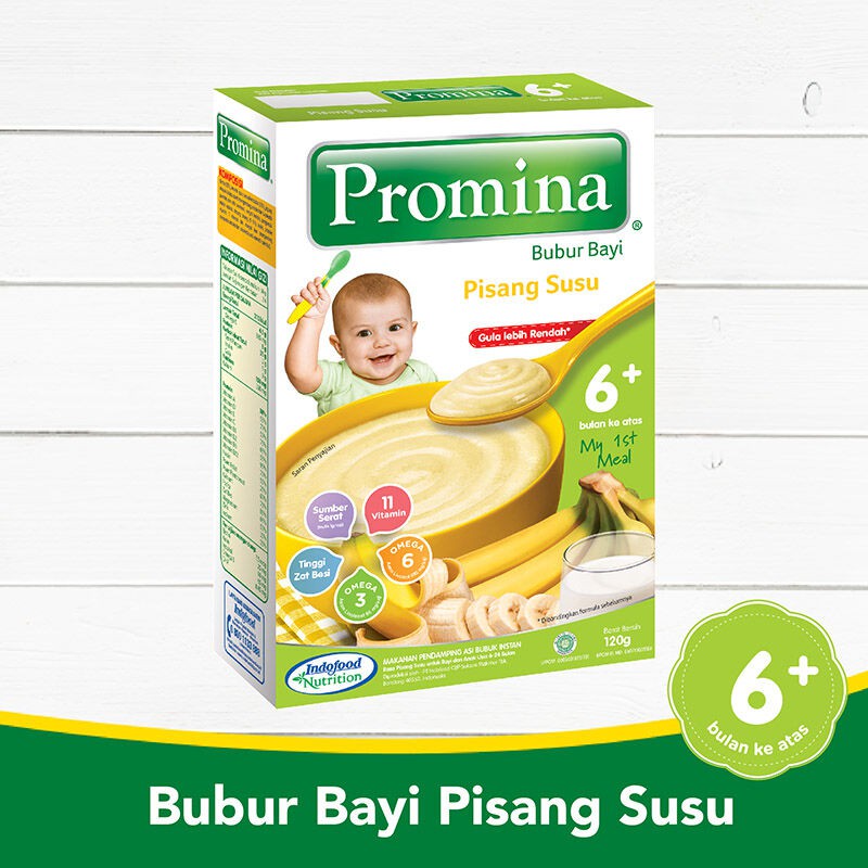 PROMINA BUBUR BAYI PISANG SUSU BOX 120GR