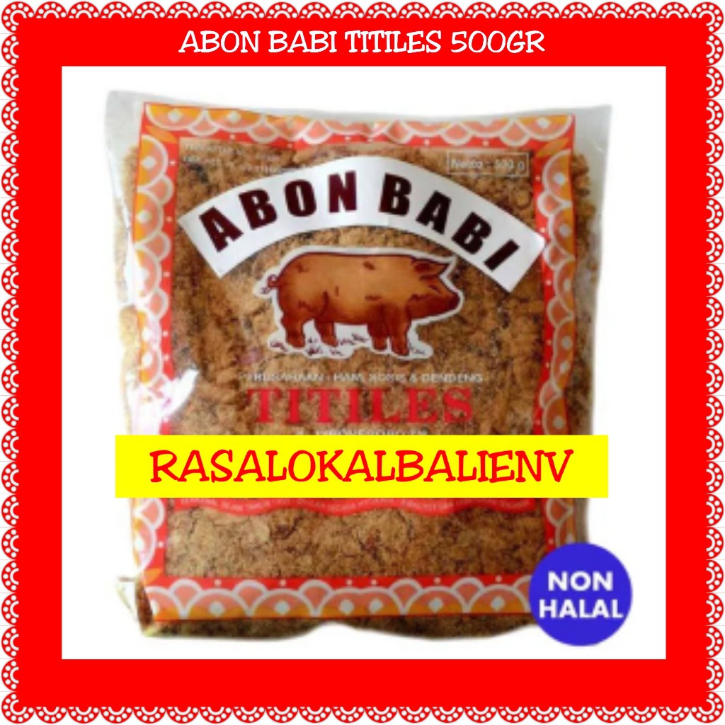 

ABON BABI TITILES 500GR, ABON BABI, ABON TITILES 500GR