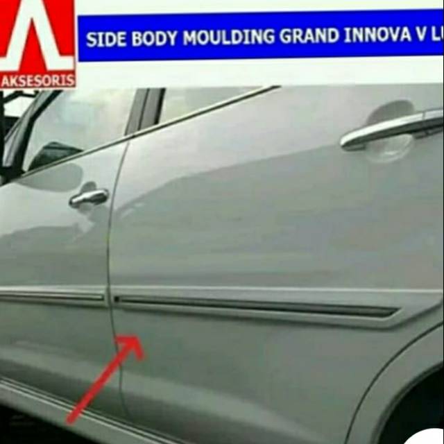 List body grand Innova/side moulding grand innova