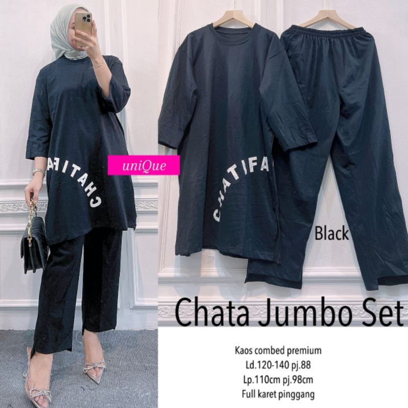 Setelan celana | TUNIK CHATA JUMBO SET