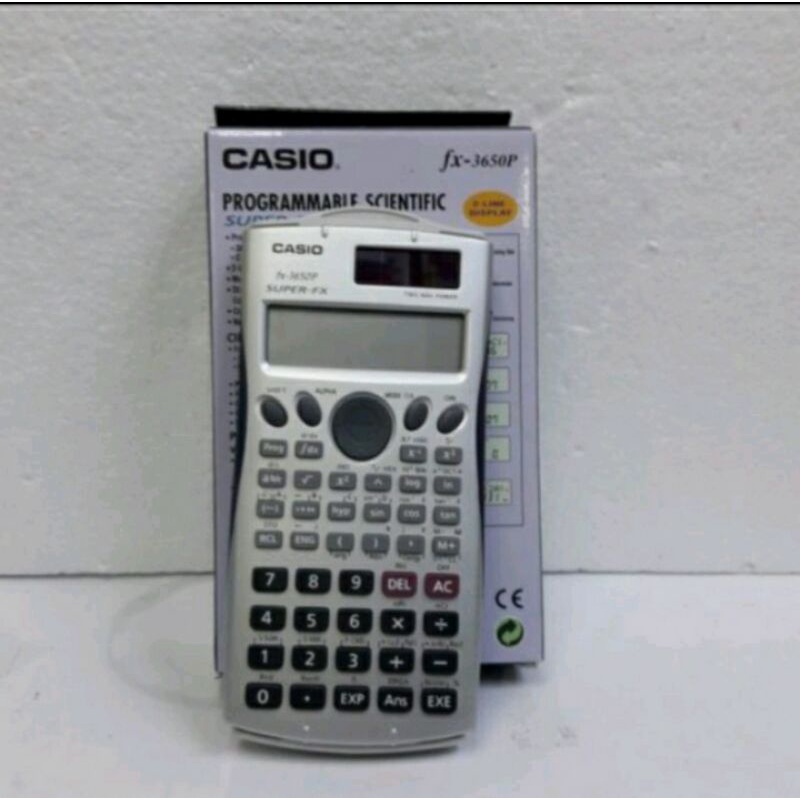 

CASIO CALCULATOR PROGRAMMABLE SCIENTIFIC FX 3660 P SUPER FX ORIGINAL ASLI