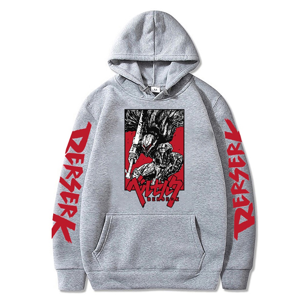 Hoodie Anime Jepang Hoodie Mode Atasan Antik Pulover Lengan Panjang Mengamuk Manga Retro Kasual Harajuku Y2k Pakaian Pria