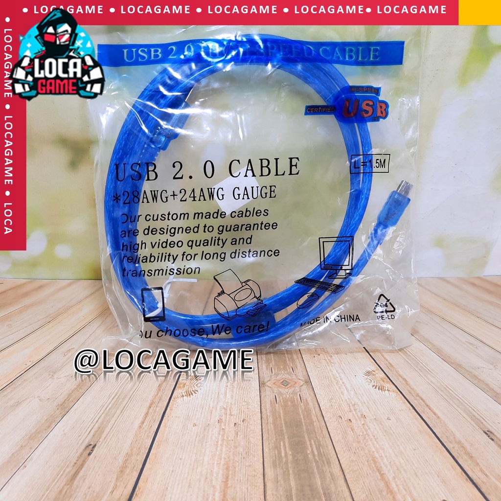 KABEL CAS CABLE  CHARGER STICK STIK PS3 WARNA BIRU POLOS