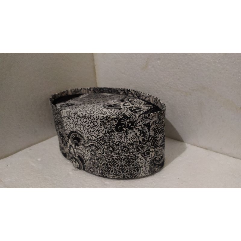 SONGKOK batik warna silver kain halus katun jahit rapi