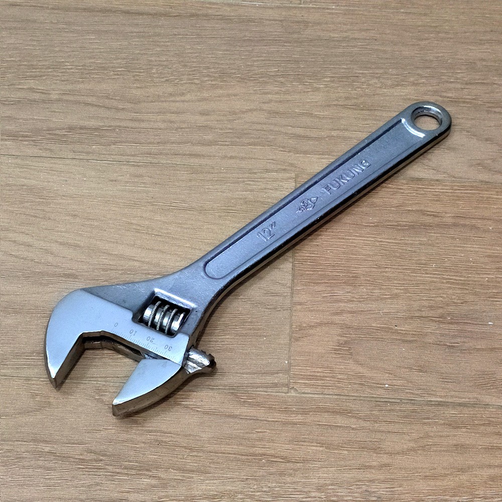 KUNCI INGGRIS ADJUSTABLE WRENCH UKURAN 12 INCH FUKUNG