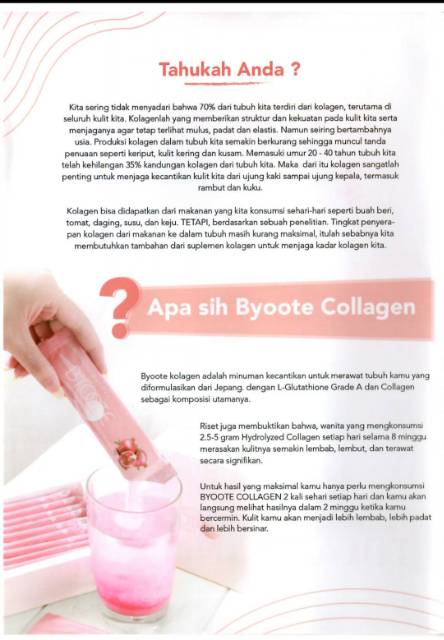 Free Gift Original Oote Collagen Drink Glutathione Vitamin Suplement Glowing Skin Indonesia