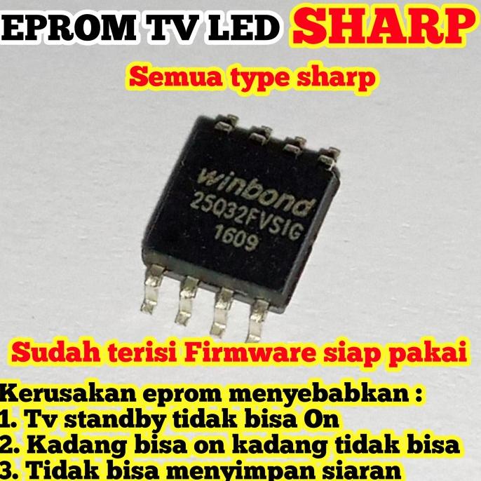 ic eprom tv LED sharp Termurah
