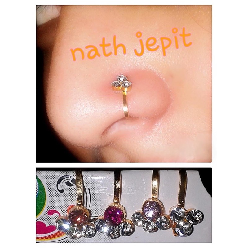 nath jepit hidung/anting hidung