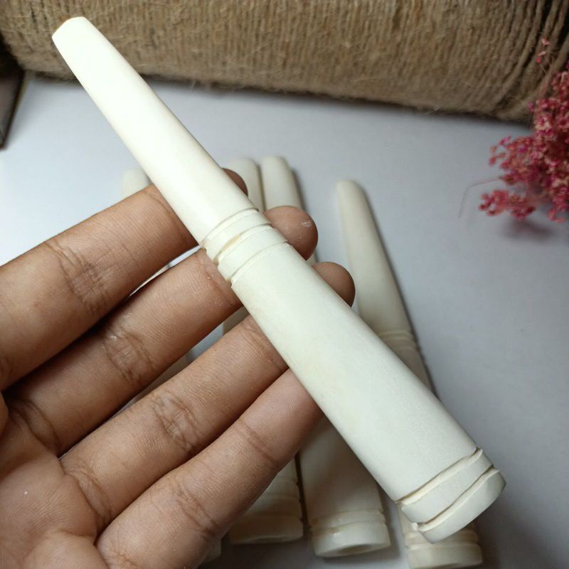 once pipa rokok tulang kaki sapi model profil super 12 cm