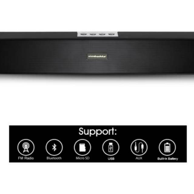 Simbadda CST 350N Mini Soundbar Black