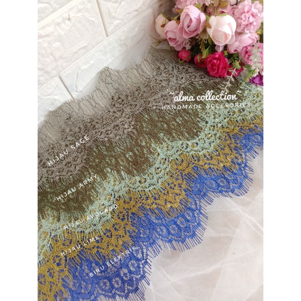 (COD) Iner broklat talpit by Alma collection / Inner Lace Brukat / Inner Hijab / Inner Pengantin