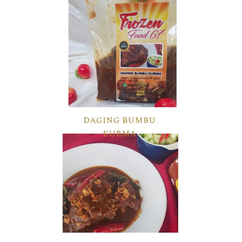 

FROZEN DAGING BUMBU KURMA