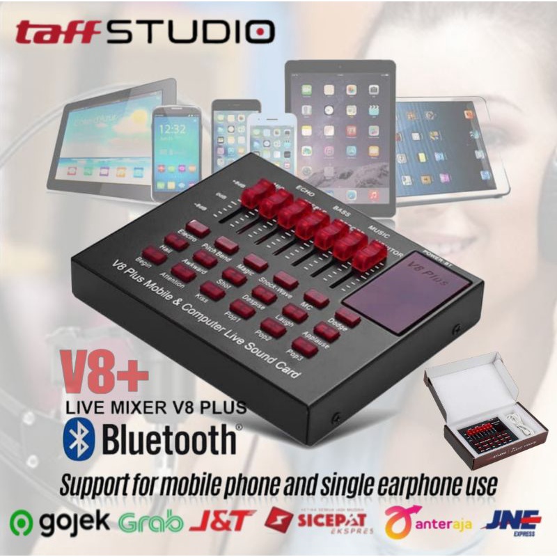 Paket Hemat Mic BM700 Soundcard V8 plus Stand Meja Rekaman Terbaik