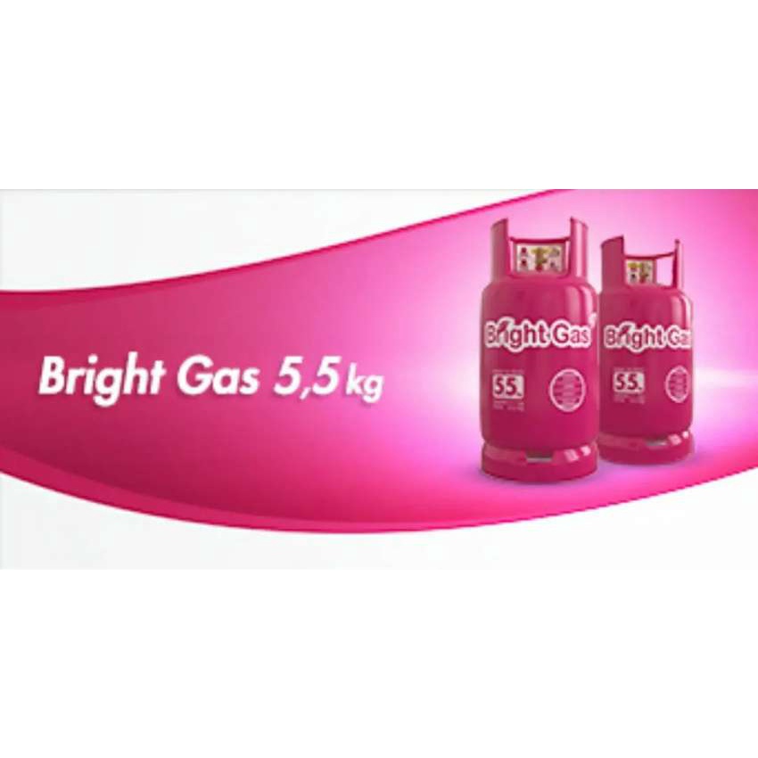 BRIGHT GAS 5.5KG / GAS ELPIJI PERTAMINA ASLI 5.5KG TABUNG DAN ISI