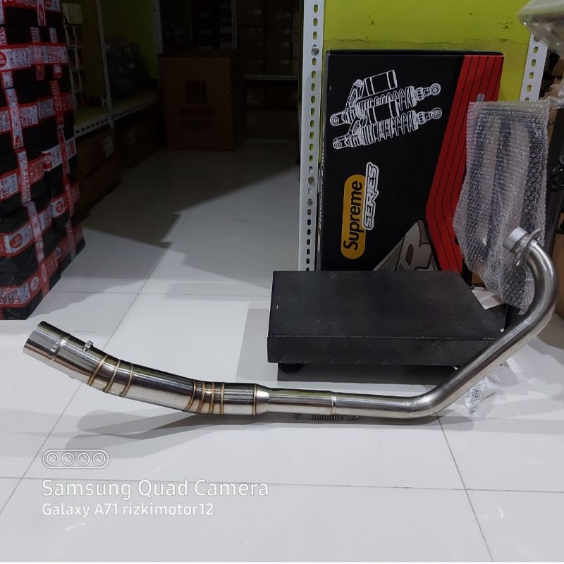 LEHERAN LEHER KNALPOT STAINLEES DM50 VIXION OLD / VIXION NEW / R 15