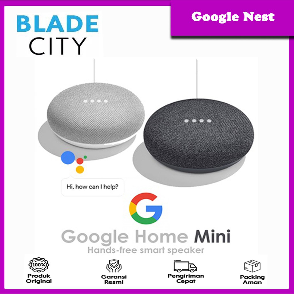 Google Nest Mini Smart Speaker (2nd Gen) - Garansi TAM 1 Tahun