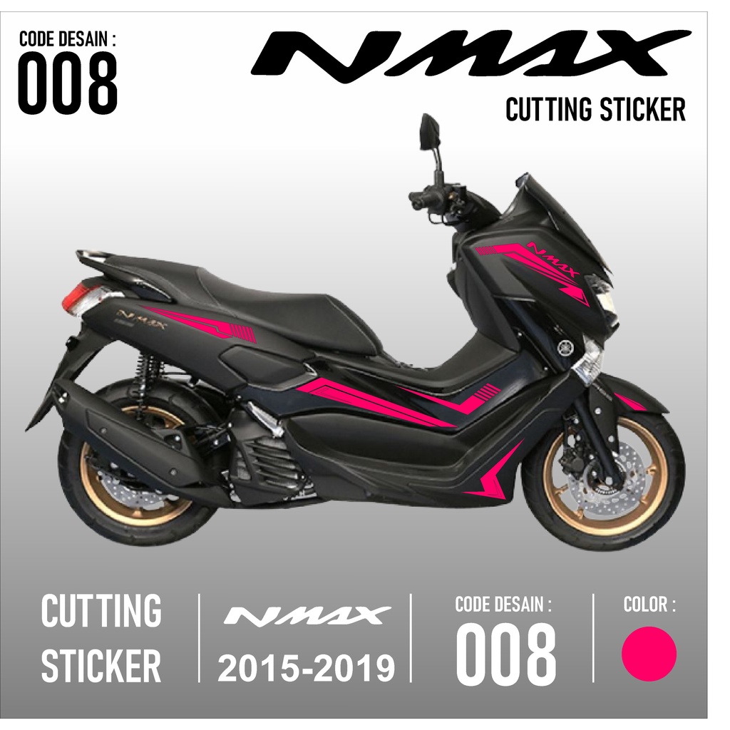 Cutting Sticker Nmax- Aksesoris Motor Stiker Yamaha Nmax Old Skotlet Sticker Striping Lis Variasi Cu
