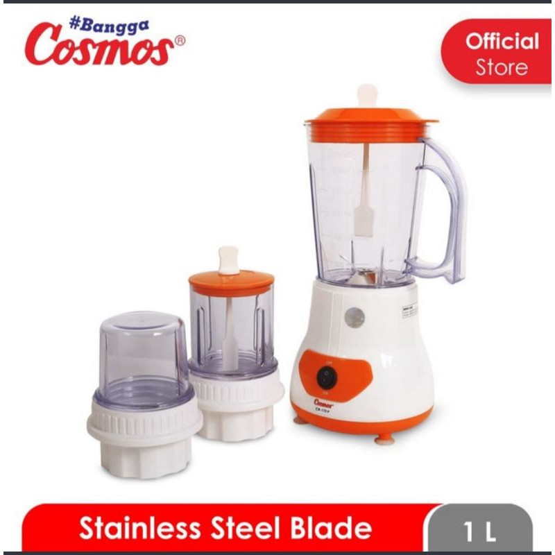 COSMOS  Blender 1 Liter 3in1 3 Tabung CB 172 P - Garansi Resmi 1 Tahun