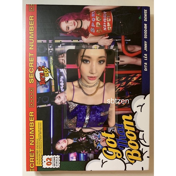 Album Photocard Standee Secret Number Who Dis? Got That Boom PC Soodam Dita Jinny Denise Lea Rare Pc