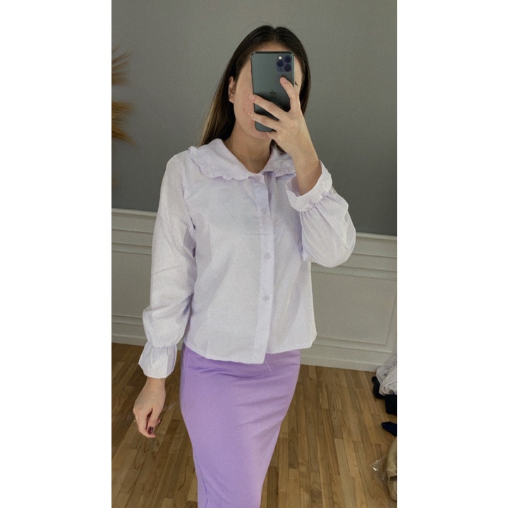 BEFAST - ZEC OOTD Wanita Blus Tangan Panjang YUNJIRE / Viviary Blouse / Blouse Casual Wanita