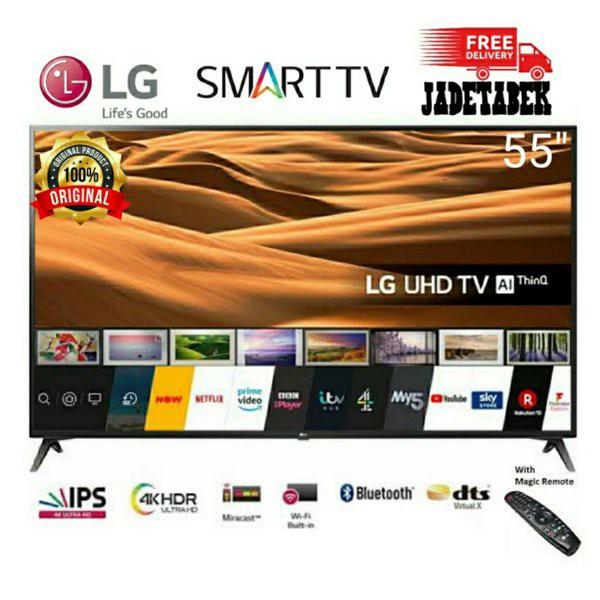 Spesial LG 55UM7300PTA LED SMART TV 55 INCH UHD 4K with MAGIC REMOTE - 55UM7300 NEW Diskon