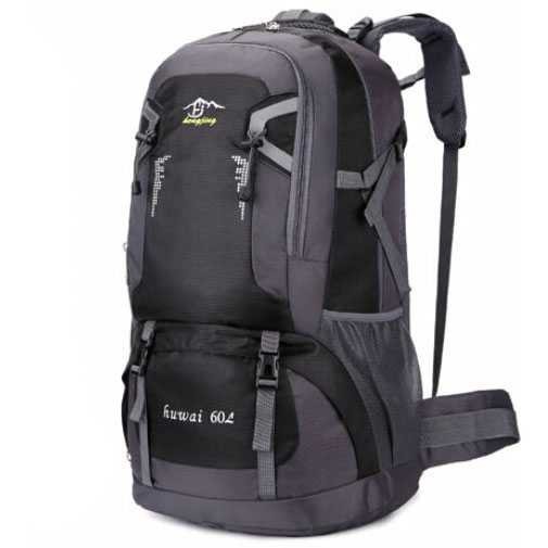 New Huwai Tas Ransel Mountaineering 60L Hitam Grab Medan