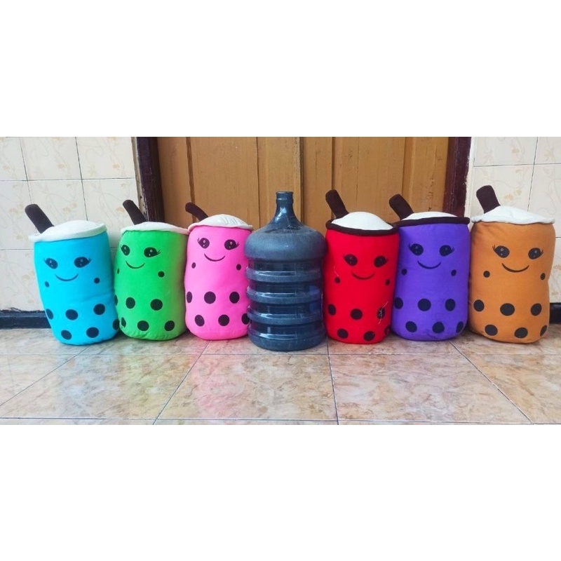 Boneka boba led / bantal boba led / boneka boba lampu