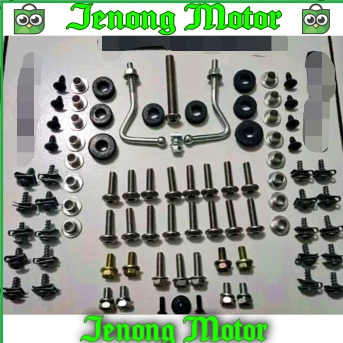 baut body full set satria 2tak hiu lumba