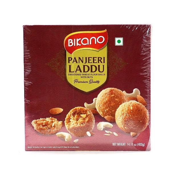 

Termantab] Manisan India Bikano Panjeeri Laddu 400gr / Manisan Ladoo