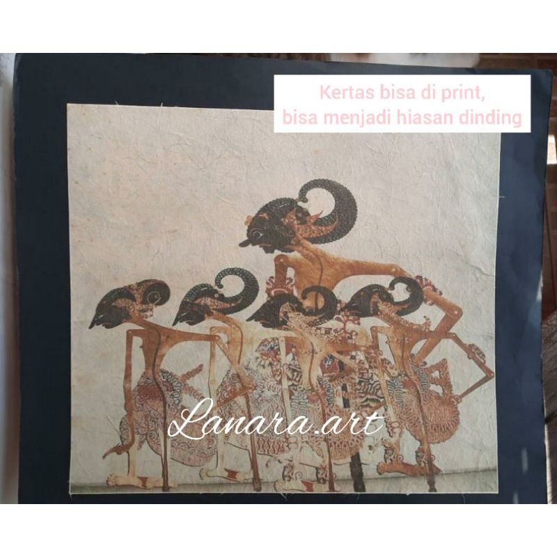 

klm Kertas Daur Ulang Abaca Natural A2 craft paper untuk kolase dekorasi mahar craft Kerajinan