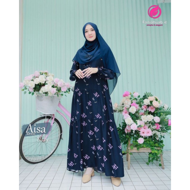 AISA DRESS//GAMIS BRAN ORI//BRAND FANIA HIJAB//GAMIS CANTIK ORI//GAMIS BRAND PREMIUM