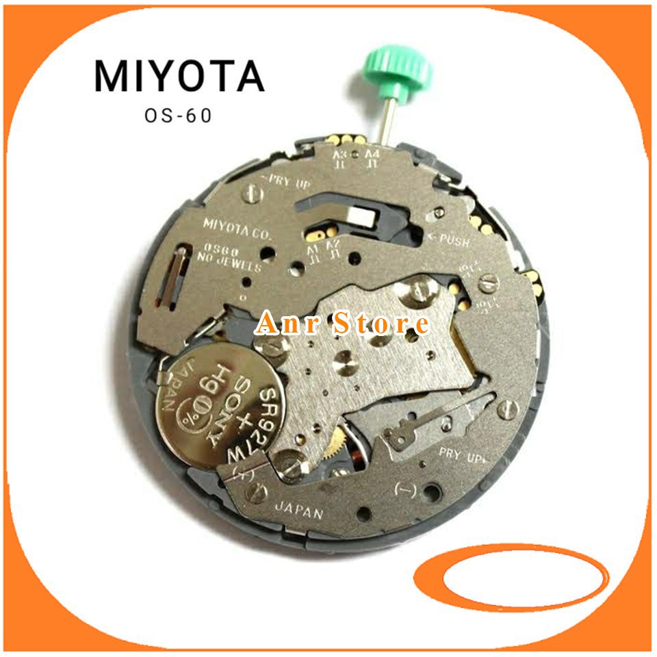 Mesin Jam Tangan Miyota OS-60 OS60 OS 60 Original 6 9 12