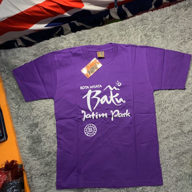 Kaos kota wisata batu/jatimpark L ungu
