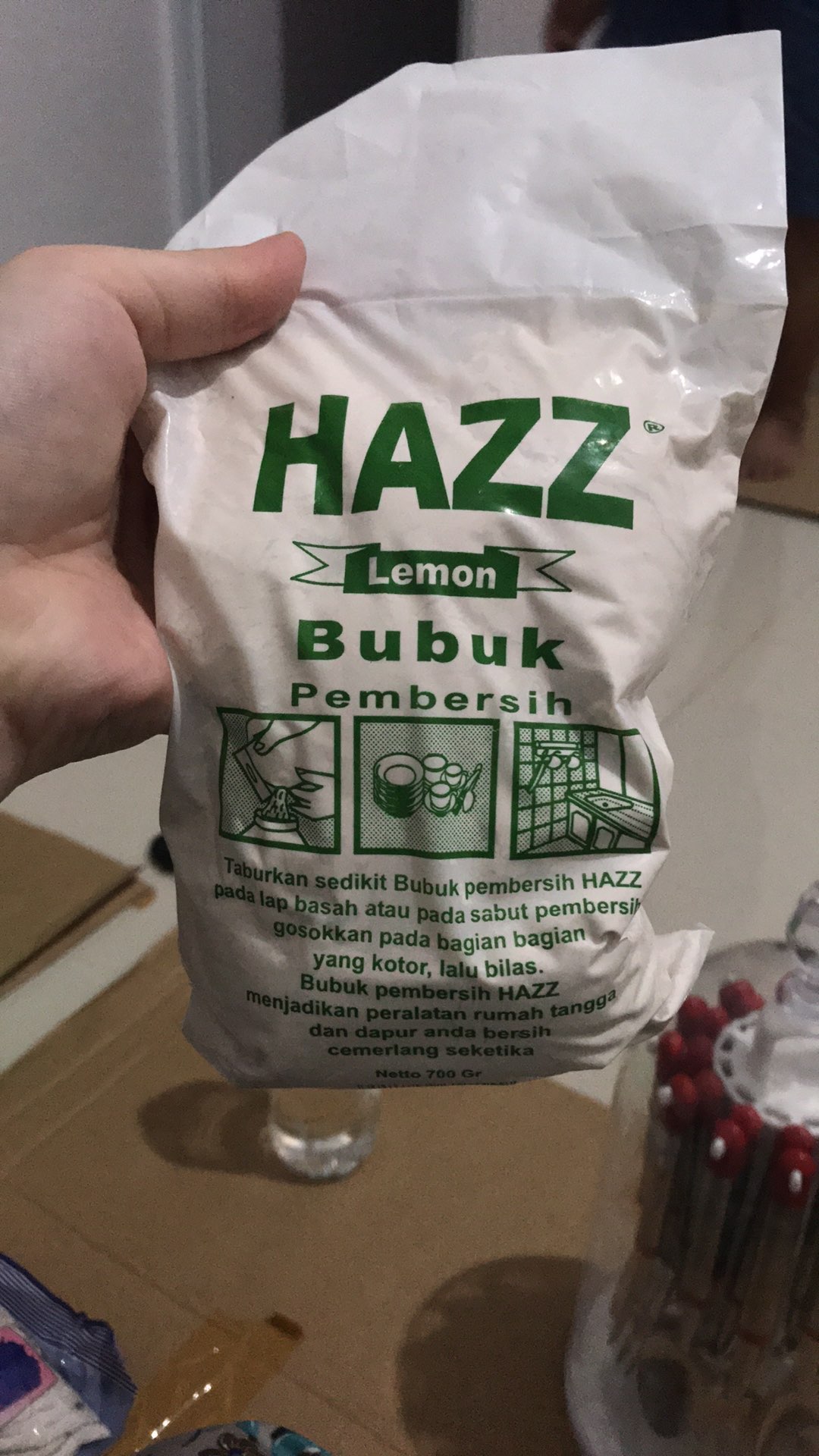 Hazz Bubuk Pembersih Lemon 700 Gram