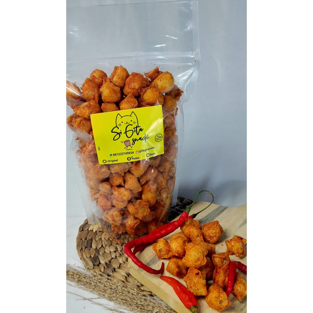 

SIOMAY KERING PEDAS / CEMILAN PEDAS / 400 GRAM