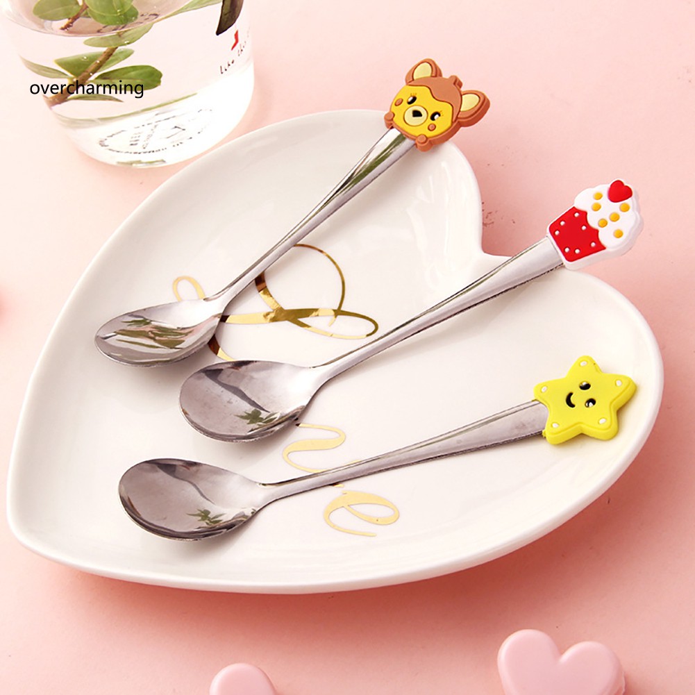 Sendok Es Krim Kue Bahan Stainless Steel Gambar Kartun Lucu Sendok Es Krim Kue Bahan Stainless Steel Gambar Kartun Lucu
