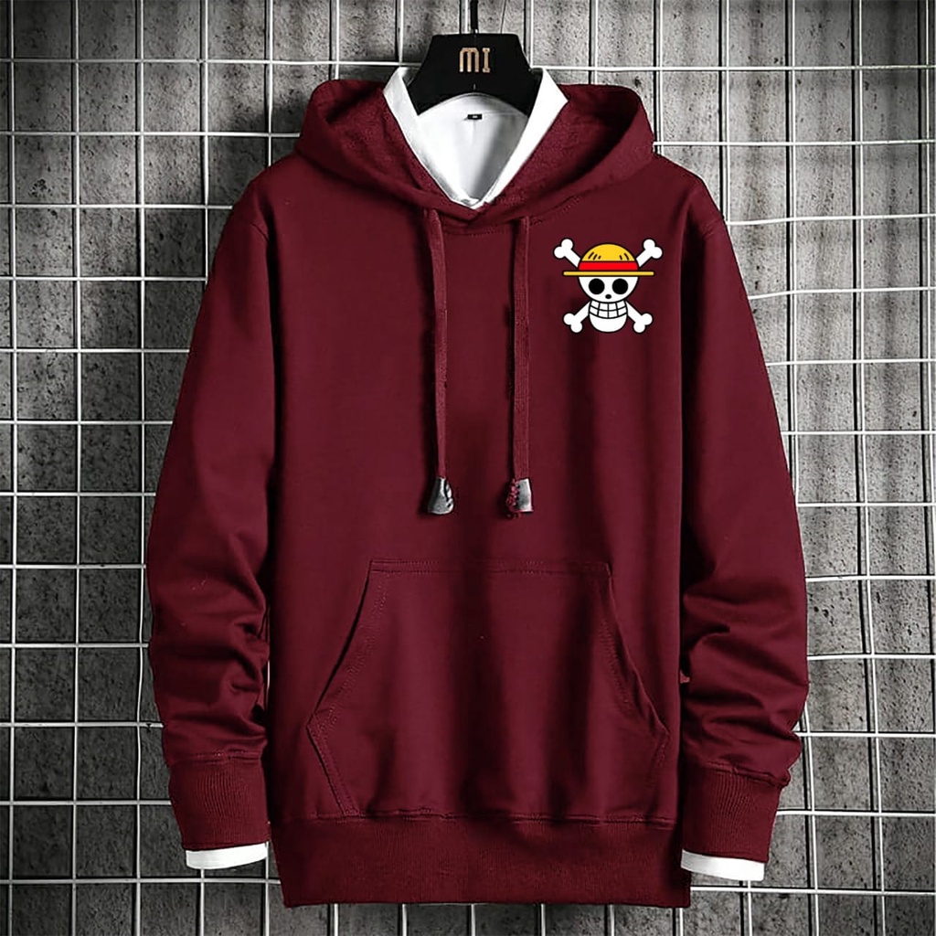 BISA COD / Sweater Hoodie Luffy / hoodie kekinian / hoodie termurah / hoodie terlaris / fashion pria terbaru-mukzhop