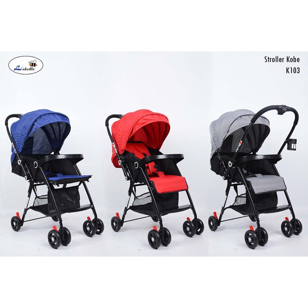 Makassar - Labeille K103 Stroller Kobe Reversible Handle Light Weight Kereta Dorong