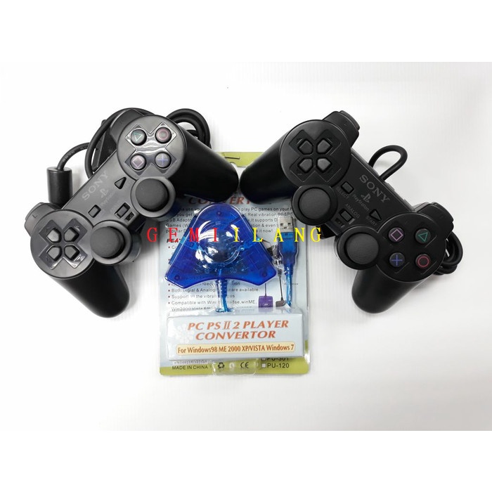 STIK PS2 / PS 2+CONVERTER STIK PS2/ PS3 PAKET ORIGINAL Original original