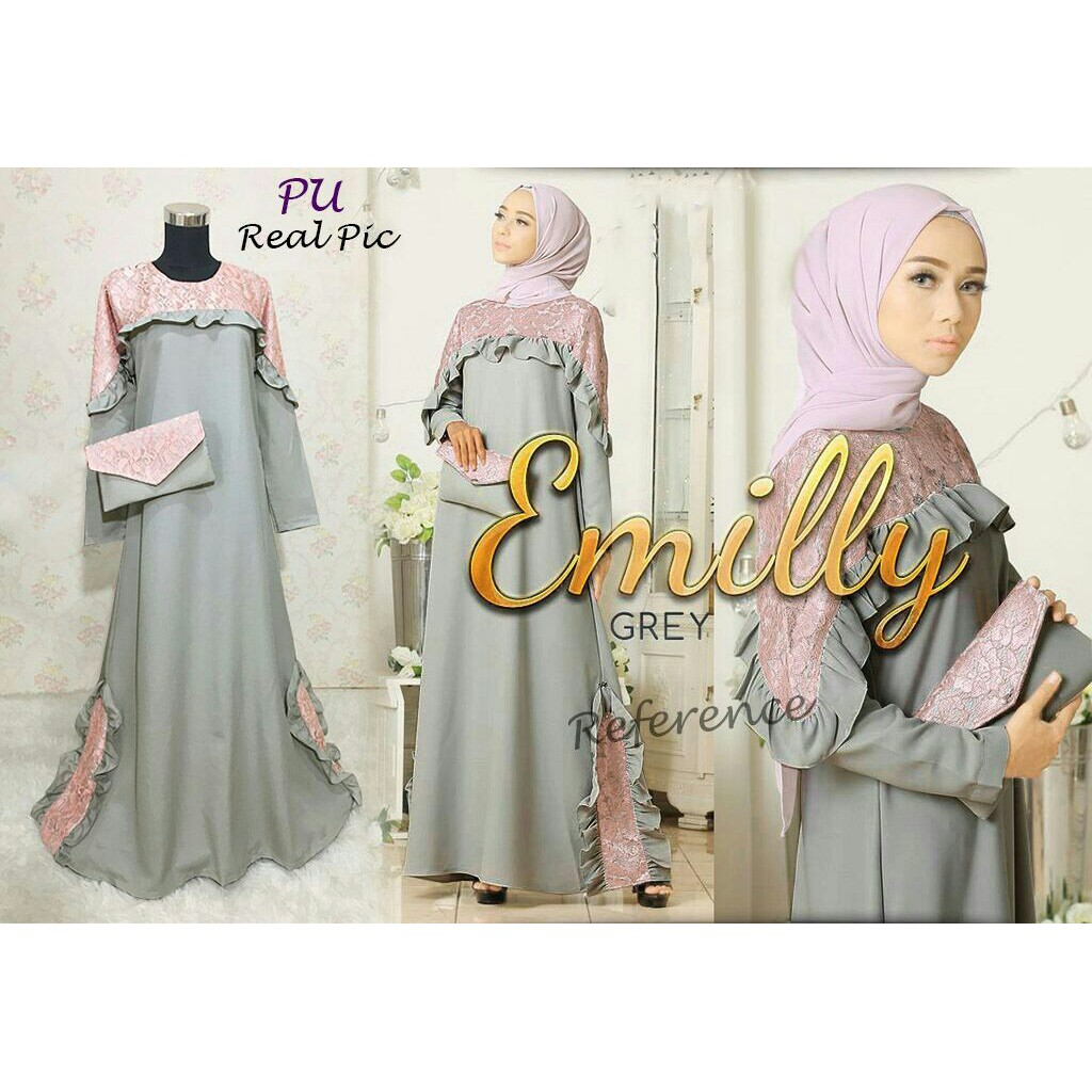 HOPYLOVY - GAMIS MAXI EMILY [KODE 3199] + TERMASUK TAS TANGAN