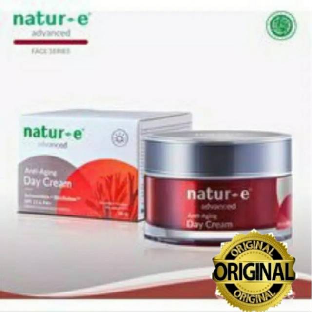 NATUR E ADVANCED ANTI AGING DAY CREAM/KRIM WAJAH 30 G - ORI 100%